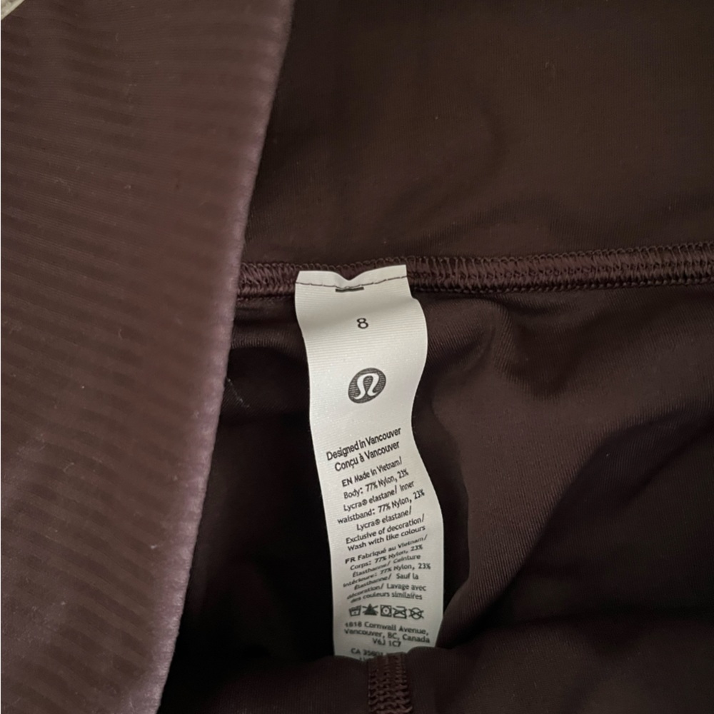 Wunder Train Ribbed HR Tight 28" - Picture 4 of 5